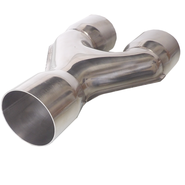 Rms Performance Y-Pipe – 76mm Inlet, 76mm Outlet, 270mm Length, 304 Stainless Steel ...